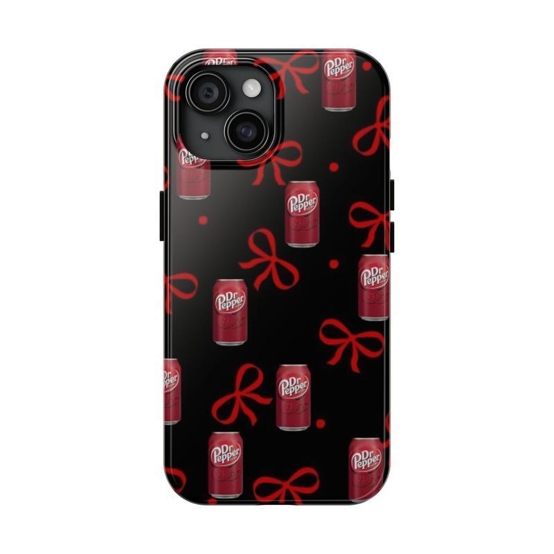 Red Dr Pepper iPhone Case